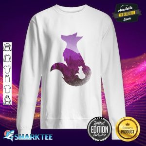 Nature Landscape Forest Animal Lover Wildlife Fox sweatshirt