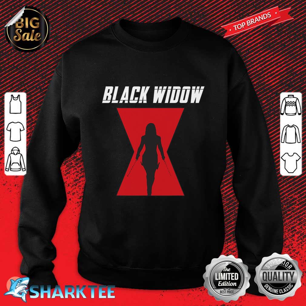 Marvel Black Widow Logo Silhouette sweatshirt