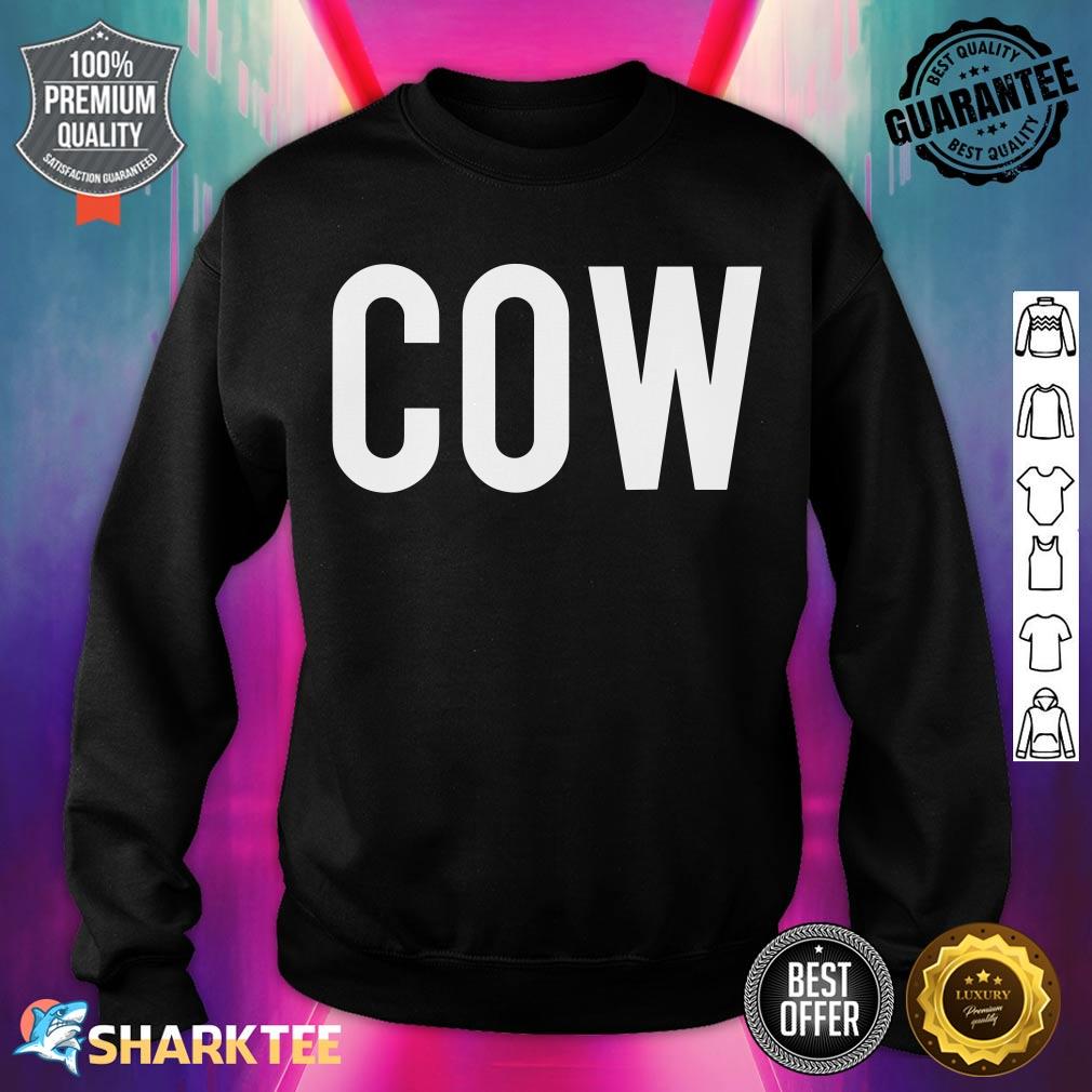 Cow Cool Moo Animal Fan Funny Cheap Gift sweatshirt