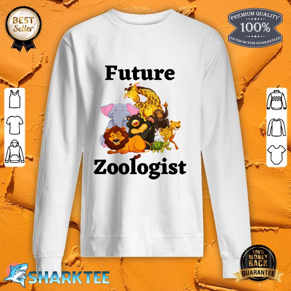 Future Zoologist Animals Kids Boy Girls Toddlers Fun Sweatshirt