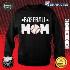 Womens Baseball Mom Baseball Softball Sport Cheering Womens sweatshirt