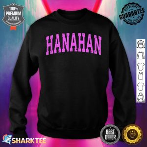 Hanahan South Carolina SC Vintage Athletic Sports Pink Desig sweatshirt