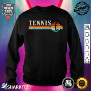 Vintage Tennis Player Sports Retro Men Women Tennis sweatshirt
