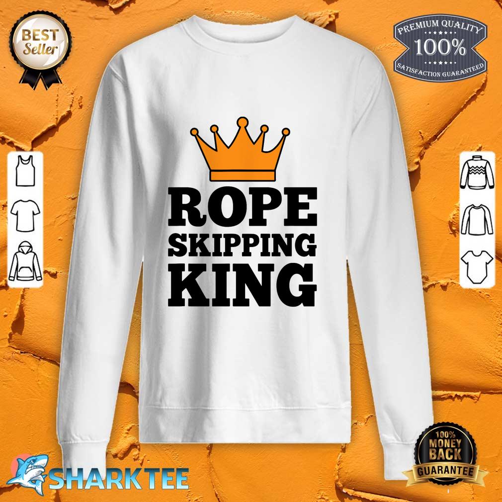 Mens Rope Skipping King Rope Skipping Rope Jumping Knees Up Sport sweatshirt