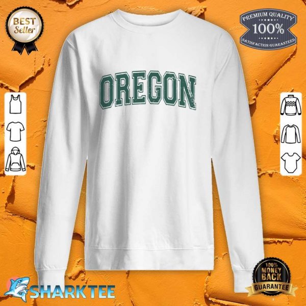 State Of Oregon Varsity Style Text Sports Premium sweatshirt