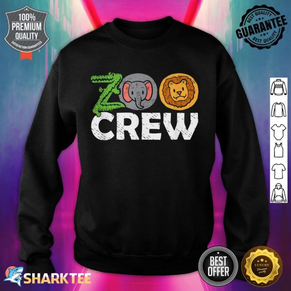 Zoo Crew Trip Visitor Group Team Outfit Africa Animals Visit sweatshirt