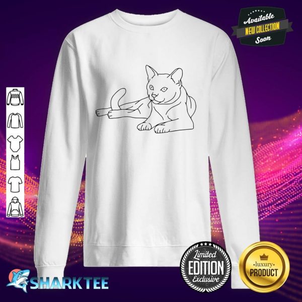 Women's Kitten Shirt for Cats and Animal Lovers Cats sweatshirt