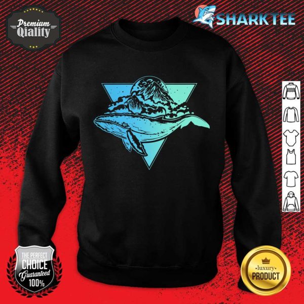 Blue Whale Ocean Animals Aquatic Fauna Marine Nature Water sweatshirt