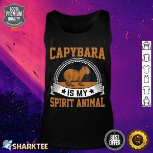 Capybara Is My Spirit Animal Funny Rodent Capybara Lover tank top