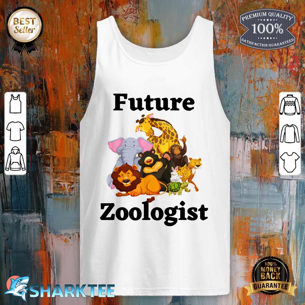 Future Zoologist Animals Kids Boy Girls Toddlers Fun Tank top 
