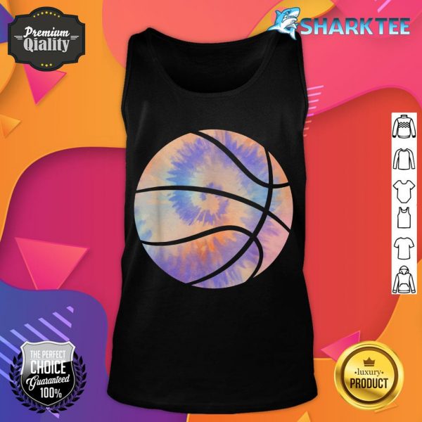 Basketball Tie Dye Colorful Rainbow Basketball Player Lover htank top