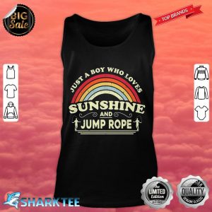 Mens Just A Boy Who Loves Jumping Rope Rope Skipping Sport Wheel Premium tank top