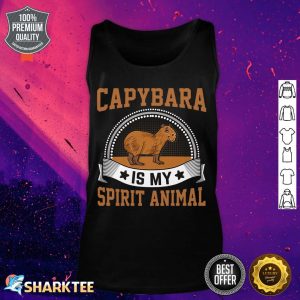 Capybara Is My Spirit Animal Funny Rodent Capybara Lover Premium tank top