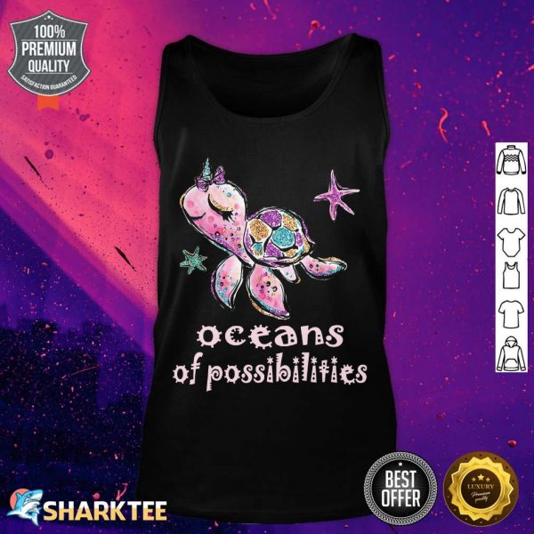 Cute Oceans of Possibilities Summer Reading Librarian tank top