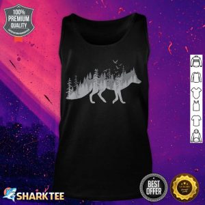 Nature Fox Forest Zookeeper Wildlife Animal Lover tank top