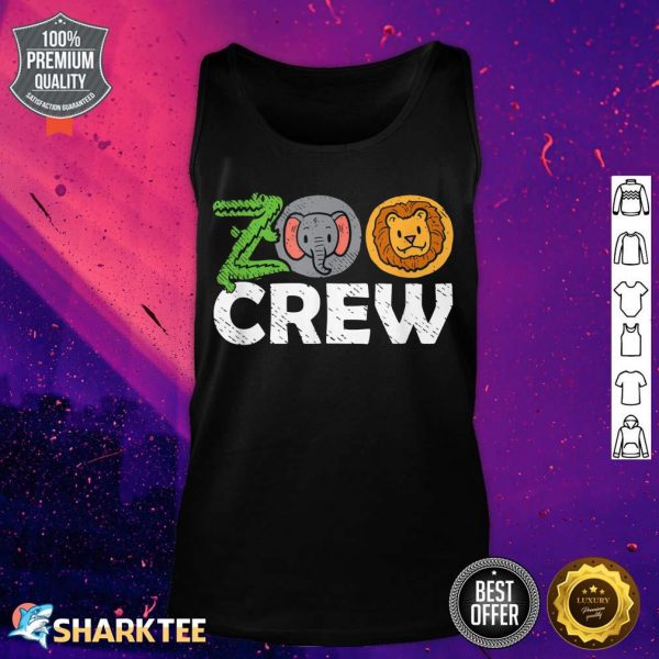 Zoo Crew Trip Visitor Group Team Outfit Africa Animals Visit tank top