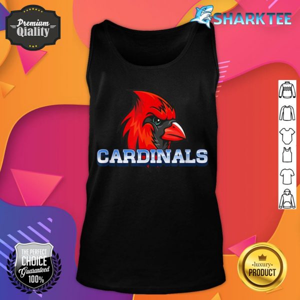Cardinals Fan Team Supporter Sports Animal Wildlife Lover tank top