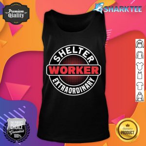 Shelter Worker For Animal Lover and Animal Rescuer tank top