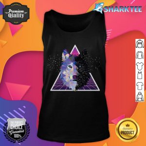 Wolf Triangle Wilderness Wolves Wild Animals Forest Wolfpack tank top