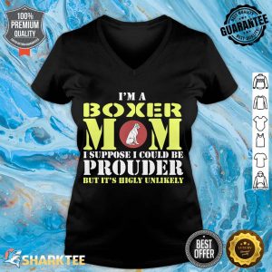 I'm A Boxer Dog Mom Gift Mother Women Animal Dogs v-neck