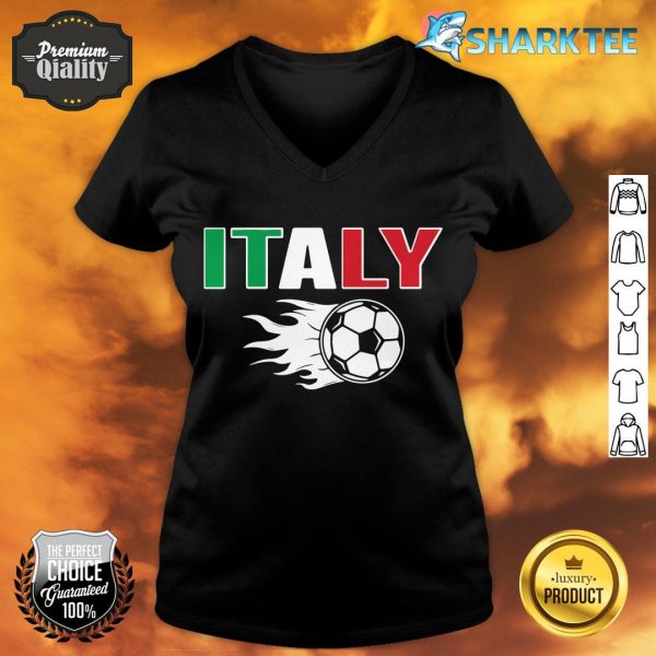 Proud Italy Soccer Fans Jersey Pride Italian Football Lovers v-neck