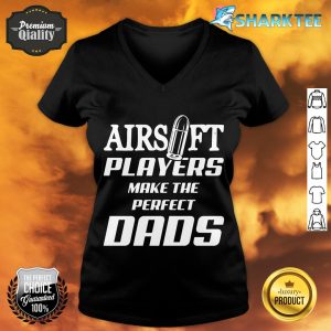 Airsoft Player Team Sport Funny Competition Premium v-neck