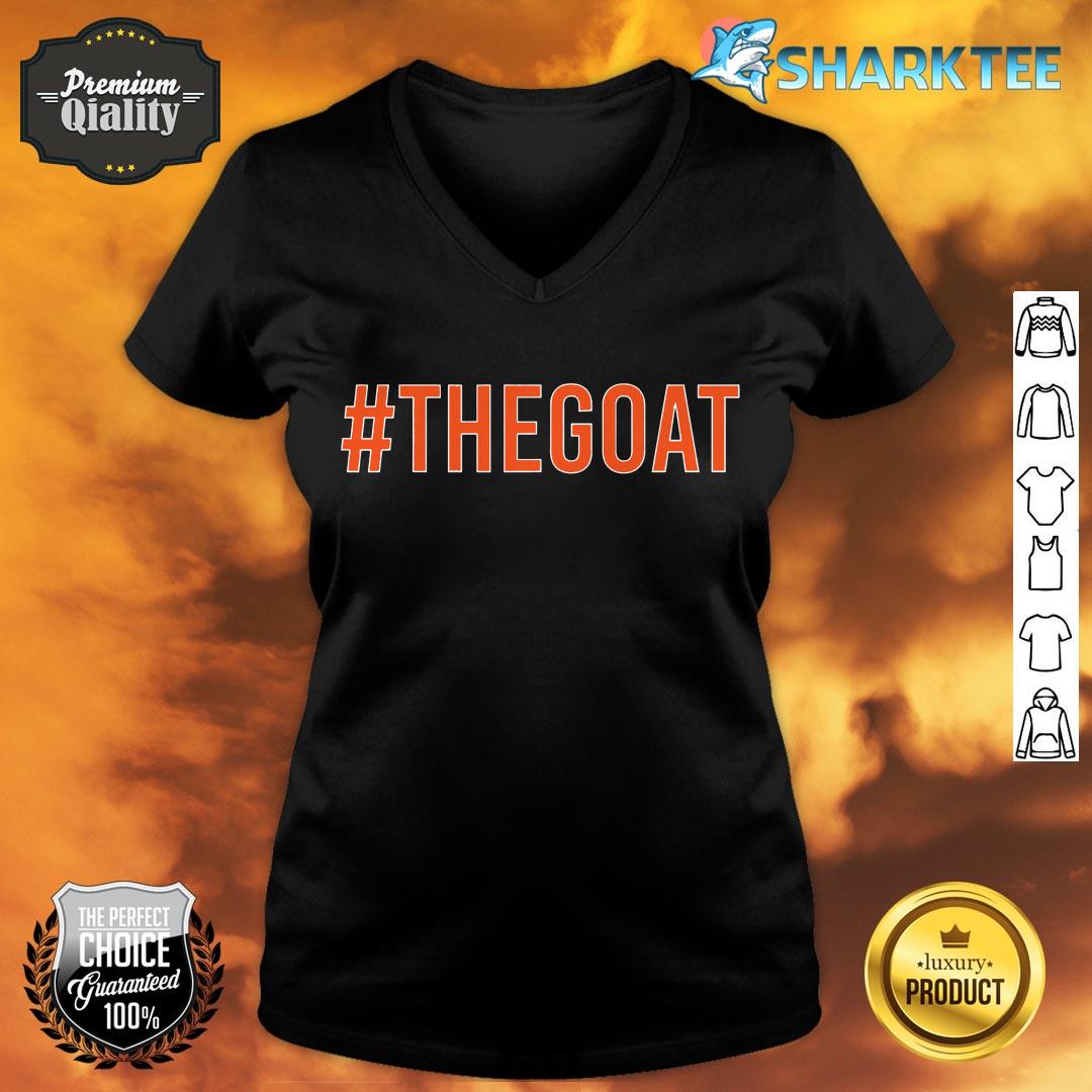 The Goat Greatest Of All Time Motivational Sports v-neck