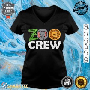 Zoo Crew Trip Visitor Group Team Outfit Africa Animals Visit v-neck