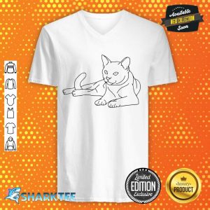 Women's Kitten Shirt for Cats and Animal Lovers Cats v-neck