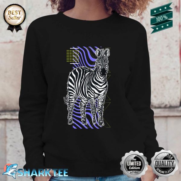 Zebra Tshirt For Men In Africa Animal Wild Zoo Horse Sweatshirt