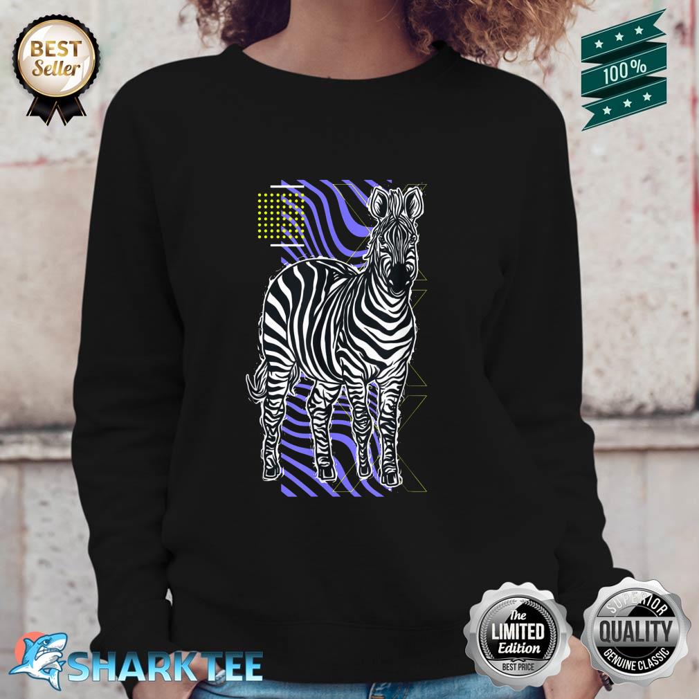 Zebra Tshirt For Men In Africa Animal Wild Zoo Horse Sweatshirt