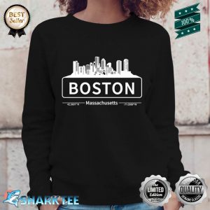 Boston Massachusetts Skyline Boston MA Sweatshirt