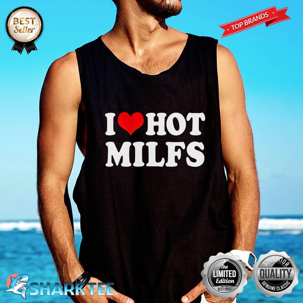 I love Hot Milfs Lustiges I Heart Hot Milfs PaarSet Langarmshirt Tank-top