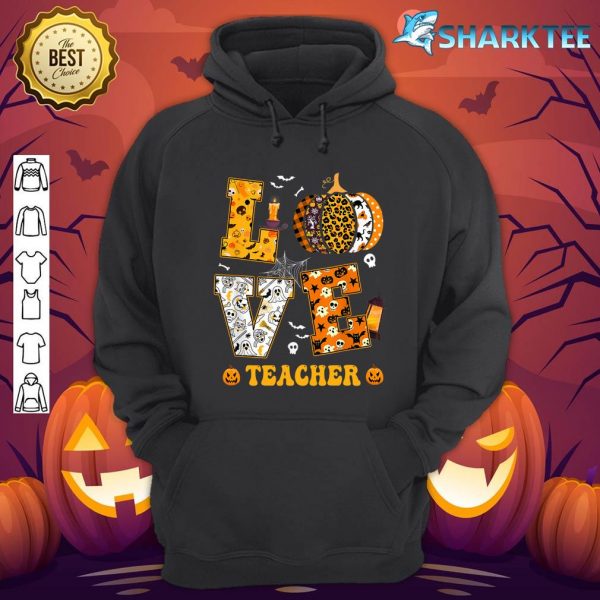 Spooky Pumpkin Love Halloween Teacher Teacher Student Kids hoodie