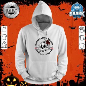 Spooky Month Appreciation Society Halloween Skelton Spooky hoodie