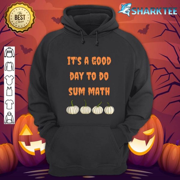 Math Teacher Halloween Funny Pumpkins and Pun hoodie