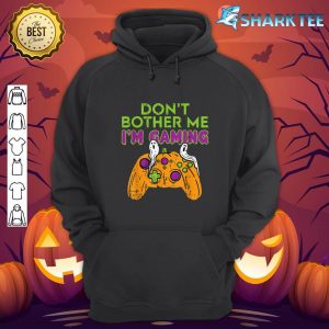 Don't Bother Me I'm Gaming Pumpkin Halloween Boys Gamer hoodie
