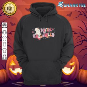 Hippie Halloween Retro Groovy Spooky Pumpkin Ghost hoodie