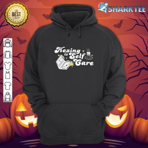Hexing Is Self Care Witches Halloween Apparel hoodie