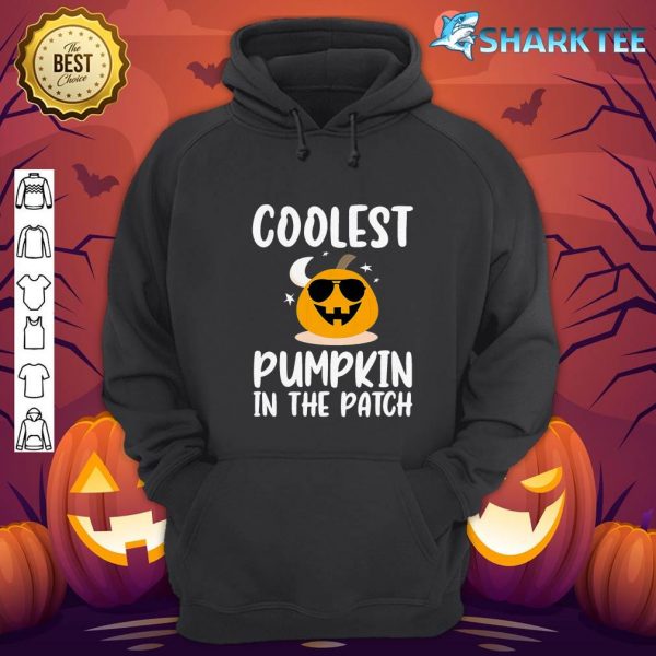 Coolest Pumpkin In The Patch Halloween Boys Girls Kids Premium hoodie