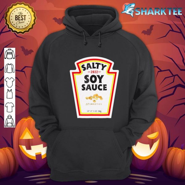 Halloween Matching Costume Salty Soy Sauce Bottle Label hoodie