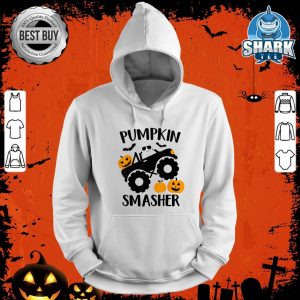 Halloween Pumpkin Smasher Funny Spooky Trucks Costume hoodie