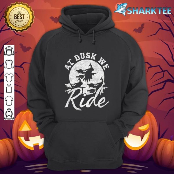 At Dusk We Ride, Halloween Witch Premium hoodie