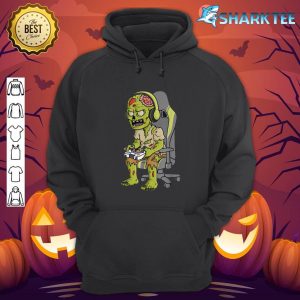 Gaming Halloween Zombie Scary Gamer Boys Kids Teen hoodie