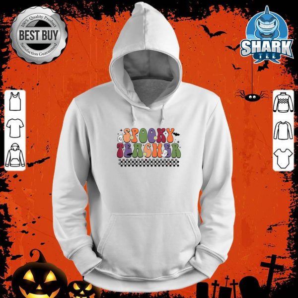 Groovy Halloween Spooky Teacher Trick Or Teach Teaccher Life hoodie