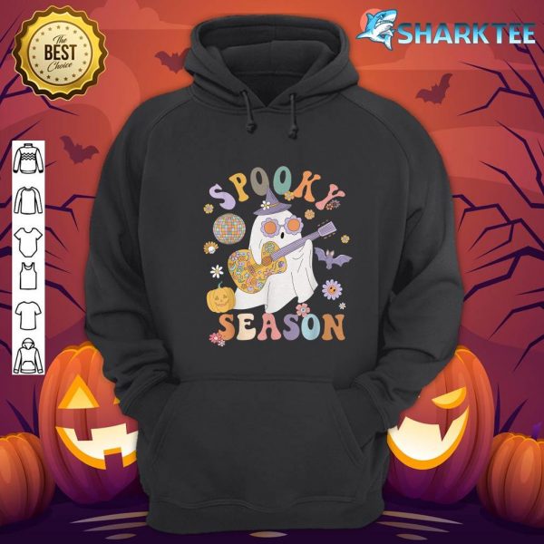 Retro Groovy Spooky Season Hippie Ghost Halloween Costume hoodie