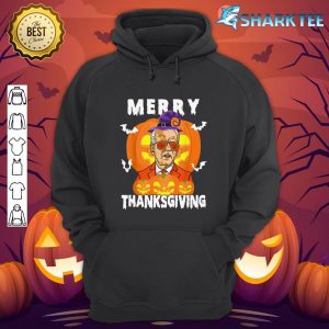 Funny Halloween Joe Biden Confused Merry Thanksgiving hoodie