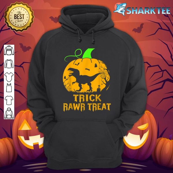Pumpkin Dinosaur Happy Halloween Shirts, Trick Rawr Treat hoodie