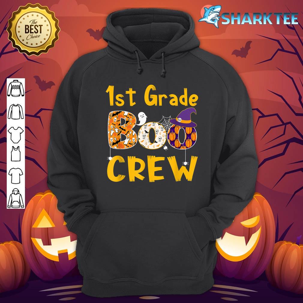 Teacher Halloween Costume Shirts, 1st Grade Boo Crew Teacher hoodie