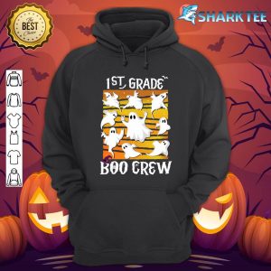 1st Grade Boo Crew Teacher Student Team Baby Ghost Halloween hoodie
